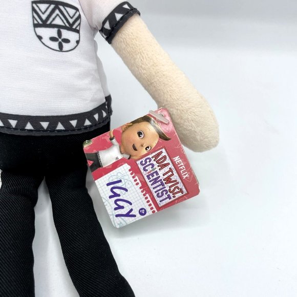 Ada Twist Scientist Iggy Peck 12" Plush Boy Doll Netflix Just Play - NEW SEALED - Picture 3 of 4